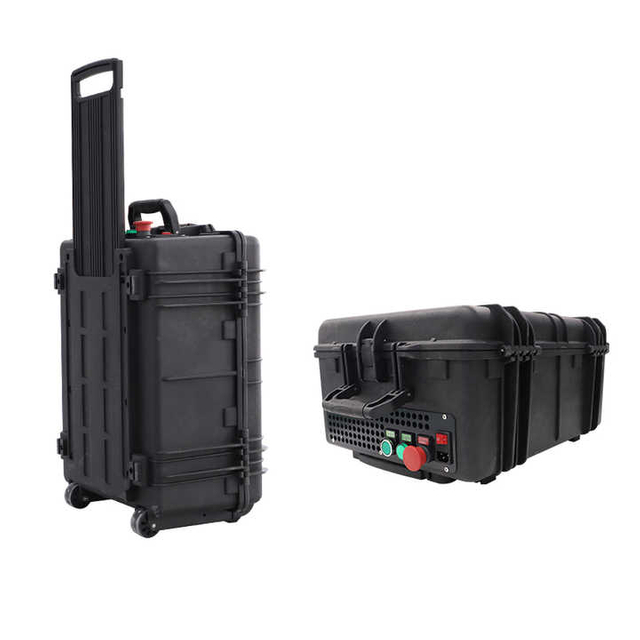 Portable Handheld 100W MOPA Fiber Laser Rust Remover Machine for Metal Surface Cleaning & Paint Removal