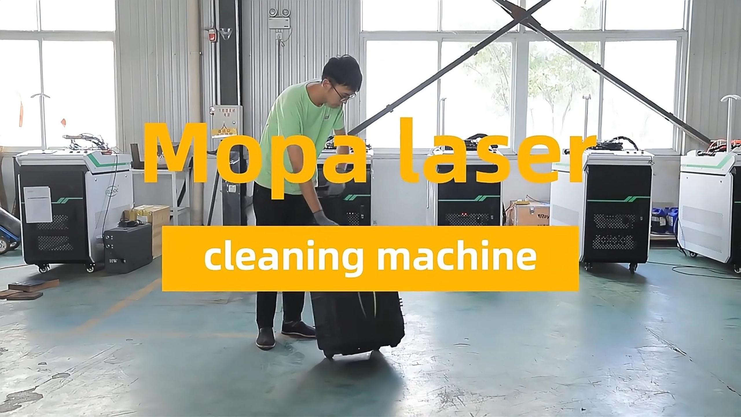 MOPA Fiber Laser Cleaning Machine in Action | See Industrial Innovation at Work