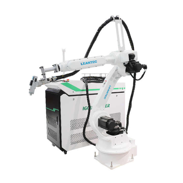 Automated Laser Cleaning System: 1500W-3000W Robot-Controlled Metal Surface Restoration